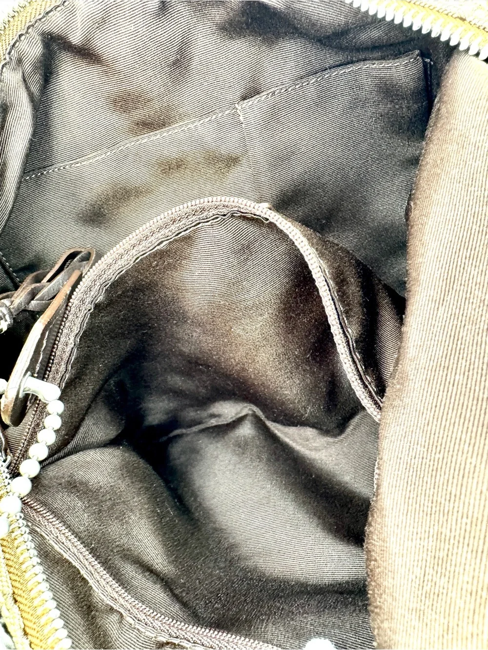 Coach K0668-10601 Signature Jacquard Hobo Shoulder Bag Brown